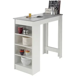 MID.YOU Bar in Grau/Weiß
