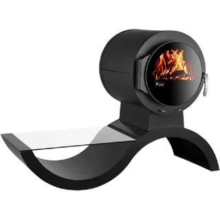 KANUK | Kaminofen Kanuk - Wave | schwarz | 8 kW