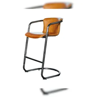 KAWOLA Barhocker Trivia Lederbarhocker cognac B/H/T: 51x102x62cm