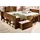 home »Tessin, Stauraumbett, Landhausstil, Schubladen optional, rustikal«, Breite/Belastbarkeit 180cm/220 KG, 140cm/180 KG, zertifizierte Kiefer, Kassetten-Optik, stabile Qualität, braun