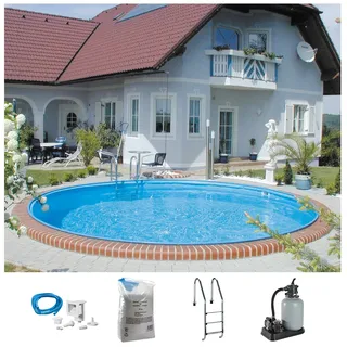 KONIFERA Rundpool »CANARIA 1« für den Volleinbau, Tiefe 150 cm, in versch. Größen, weiß