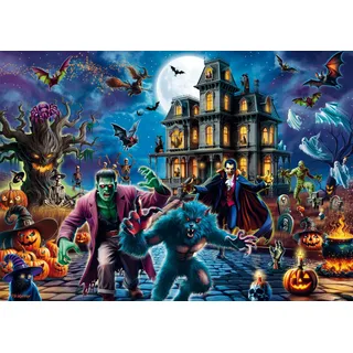 Schmidt Spiele Schmidt 58871 Halloween-Nacht, 1000 Teile Puzzle
