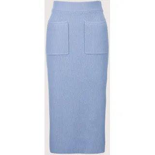 MADELEINE Midirock »Strickrock Eleganter Strickrock mit Schlupfbund«, blau