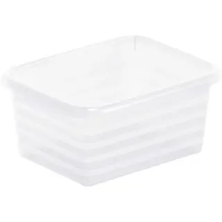 Aufbewahrungskorb Rotho 14 x 6 x 11 cm transparent