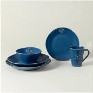 Costa Nova Kombiservice , Blau , Keramik , 5-teilig , 360 ml,520 ml , Geschirr, Geschirrsets, Kombiservice
