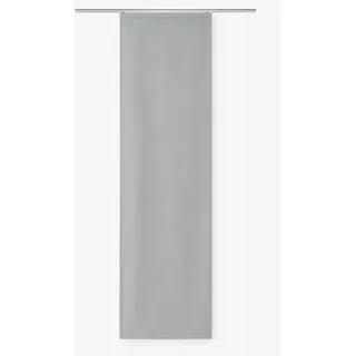 OTTO home Ronnja Schiebegardine Klettschiene 57 x 265 cm Grau/Schwarz 1 St