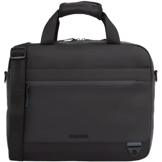 Tommy Hilfiger Herren Laptoptasche Seasonal Abnehmbarer Träger, Schwarz (Black), Einheitsgröße