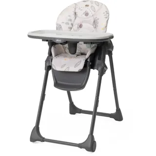 Chicco Polly Easy Hochstuhl für Kinder von 6 bis 36 Monaten, höhenverstellbar und neigbar, 4 Rollen, kompakte Klappfunktion, abnehmbares Tablett und verstellbare Fußstütze, 6-36 Monate