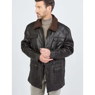 JCC Kurzmantel »Ledermantel 41607«, braun
