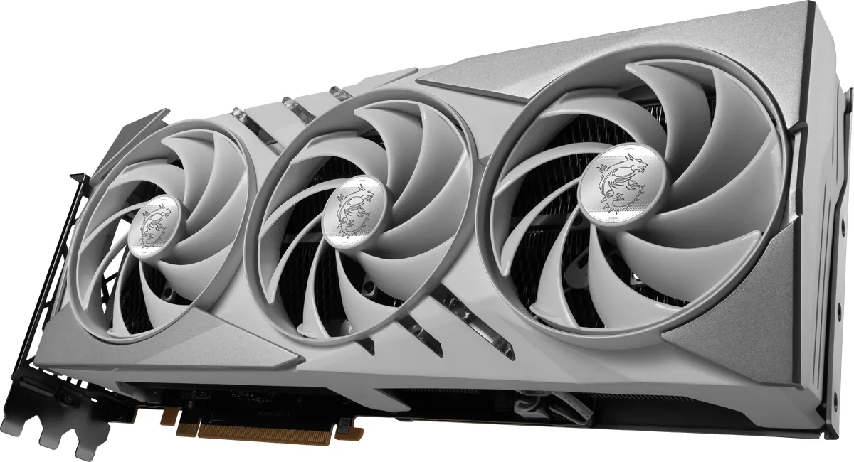 Bild von GeForce RTX 4080 SUPER 16G Gaming X Slim White, 16GB GDDR6X, 2x HDMI, 2x DP (V511-220R)