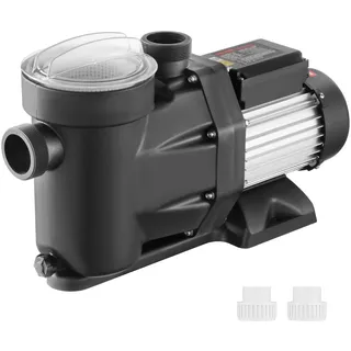 Vevor Poolpumpe schwarz 1,5 PS