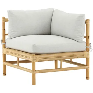 Gardenson Loungeeckteil , Hellbraun , Holz , Bambus, Rattan , 75x70x74 cm , Gartenmöbel, Loungemöbel, Lounge-Serien