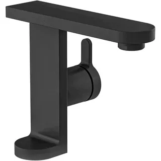 Waschtischarmatur , Schwarz , Metall , 4.5x15.0x16.8 cm , Made in Germany , flexible Anschlussschläuche , Badezimmer, Waschbecken & Armaturen, Armaturen