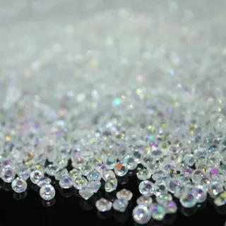 4000 Stück Acryl Deko Diamantkristalle 4mm Glitzer Streudeko Tischschmuck Funkelnd Dekosteine Kristalle Konfetti Diamanten zum DIY Verzieren Tischdeko Hochzeit Taufe Verlobung Valentinstag,AB-Farbe