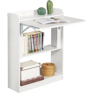 SoBuy Schreibtisch FWT92-W Weiß