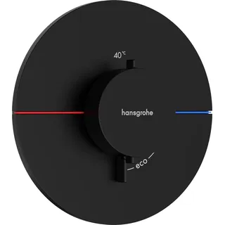 Hansgrohe ShowerSelect Comfort S Thermostat, Unterputz, 1 Verbraucher, runde Rosette, 15559670,