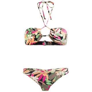 Roxy Printed Beach Classics - Zweiteiliges Bikini-Set für Frauen Schwarz