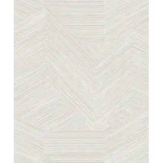 Rasch Tapeten 822816 - Vliestapete mit grafischem Muster in hellen Grautönen aus der Kollektion Color your life - 10,05 m x 0,53 m (LxB)