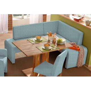 Home Affaire Bologna 180 x 84 x 140 cm Struktur grob langer Schenkel links hellblau