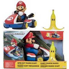 Bild Super Mario Kart Mario Spin-Out Racer, 6 cm, Bunt