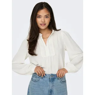 Jdy JDYRACHEL LIFE L/S PINTUCK TOP Weiß S