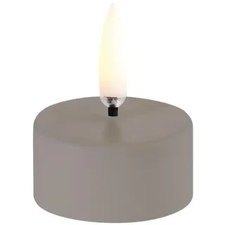 UYUNI Lighting LED-Teelicht 400 Plain Sandstone 3,9x2,1cm