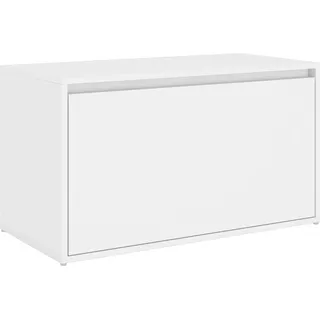 Flurbank 80x40x45 cm Weiß Holzwerkstoff