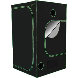 ZELSIUS Grow Tent 120 x 120 x 200 cm schwarz/grün Pflanzenzucht Indoor