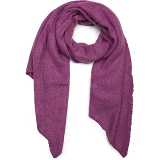 Stylebreaker "Asymmetrischer unifarbener Web Schal", 1 Stk., violett