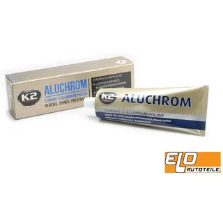 ORIGINAL K2 FELGENPOLITUR ALUCHROM MITTEL CHROMPOLITUR PASTE für FELGE 120g