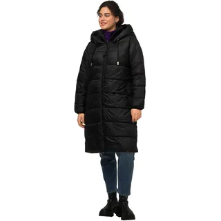 Ulla Popken, Damen, große Größen, Steppmantel, lange Seitenreißverschlüsse, Stehkragen
