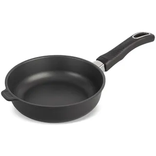 Original Gundel GUSS-BRATPFANNE hoch, Ø 20 cm, Höhe 6,5 cm, BIOTAN-Oberfläche, PFOA-frei, Akku-Therm Boden - abnehmbarer Designer-Stiel