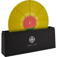 SPINCARE Schallplatten Reinigung für 18-25-30 cm Vinyl Schallplatten - Reinigungssystem mit Reinigungslösung - Mikrofasertüchern - Waschschüssel - Zubehör - Reinigt 500 LPs