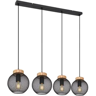 GLOBO Pablo 4-flg. 20 cm Holz, Metall