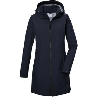 G.I.G.A. DX Damen Softshell Parka/Softshelljacke mit abzippbarer Kapuze GS 76 WMN SFTSHLL PRK, dunkelnavy, 36, 42696-000
