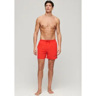 Superdry Badeshorts »SPORTSWEAR EMB 15" SWIM SHORT«, rot