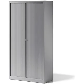 BISLEY Essentials Rollladenschrank 100 x 47 x 198 cm silber