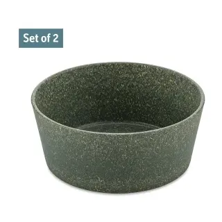 Koziol CONNECT BOWL Schale, 2er Set, 890 ml, Ideal für One-Pot-Pasta, Buddha-Bowl oder knackige Salatkreationen für unterwegs, Farbe: grau