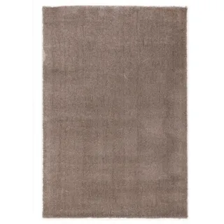 OCI DIE TEPPICHMARKE Royal Uni Hochflorteppich 65 x 130 cm Braun