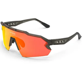Victgoal Polarisierte Sonnenbrille Herren Damen, TR90 Frame, UV-Schutz | Polarisierte PC Gläser, mit Verstellbares Nasenpad, Leichte 25g, Unisex Fahrradbrille für Angeln, Laufen, Radfahren, Weiss