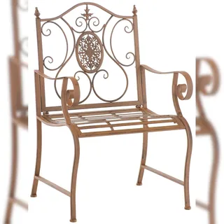 CLP Gartenstuhl 62 x 53 x 94 cm braun mit Armlehne