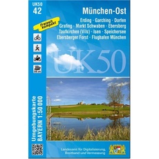 München-Ost Dorfen - Ebersberg - Erding 1 : 50 000 (UK50-42)