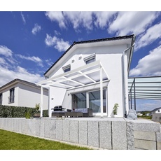 Bild Terrassendach Premium 410 x 306 cm weiß/polycarbonat klar