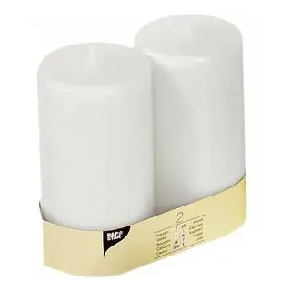 Papstar Stumpenkerzen 15 x 8 cm 2 St. weiß