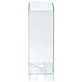 GLOREX 6 9731 200 - Kerzengießform aus Polycarbonat, 6 x 6 x 16 cm, hitzebeständige Gießform, wiederverwendbare Kerzenform, inkl. Docht und Nadel