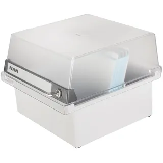 HAN SPECIAL EDITION 965-S-631 Karteikasten Lichtgrau max. Anzahl der Karten: 800 Karten DIN A5 quer