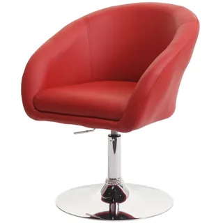 Mendler Esszimmerstuhl F19 Kunstleder Rot