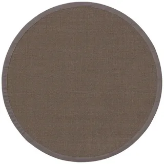 benuta Nest Sisalteppich Sana Grau ø 250 cm rund , Textil , Beton Optik , Rund , 250x250 cm , Gots , für Fußbodenheizung geeignet , Teppiche und Böden, Teppiche