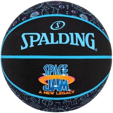 Spalding Space Jam Tune Squad Roster Ball 84582Z; Womens,Childrens,Mens basketballs; 84582Z_7; Black; EU; (7 UK)