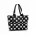 E1 Shopper Synthetik Dots White
